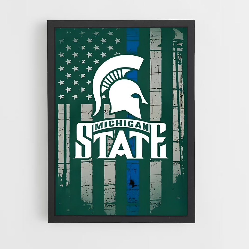 Poster Spartans Forever – affiche Basketball (vue 2)